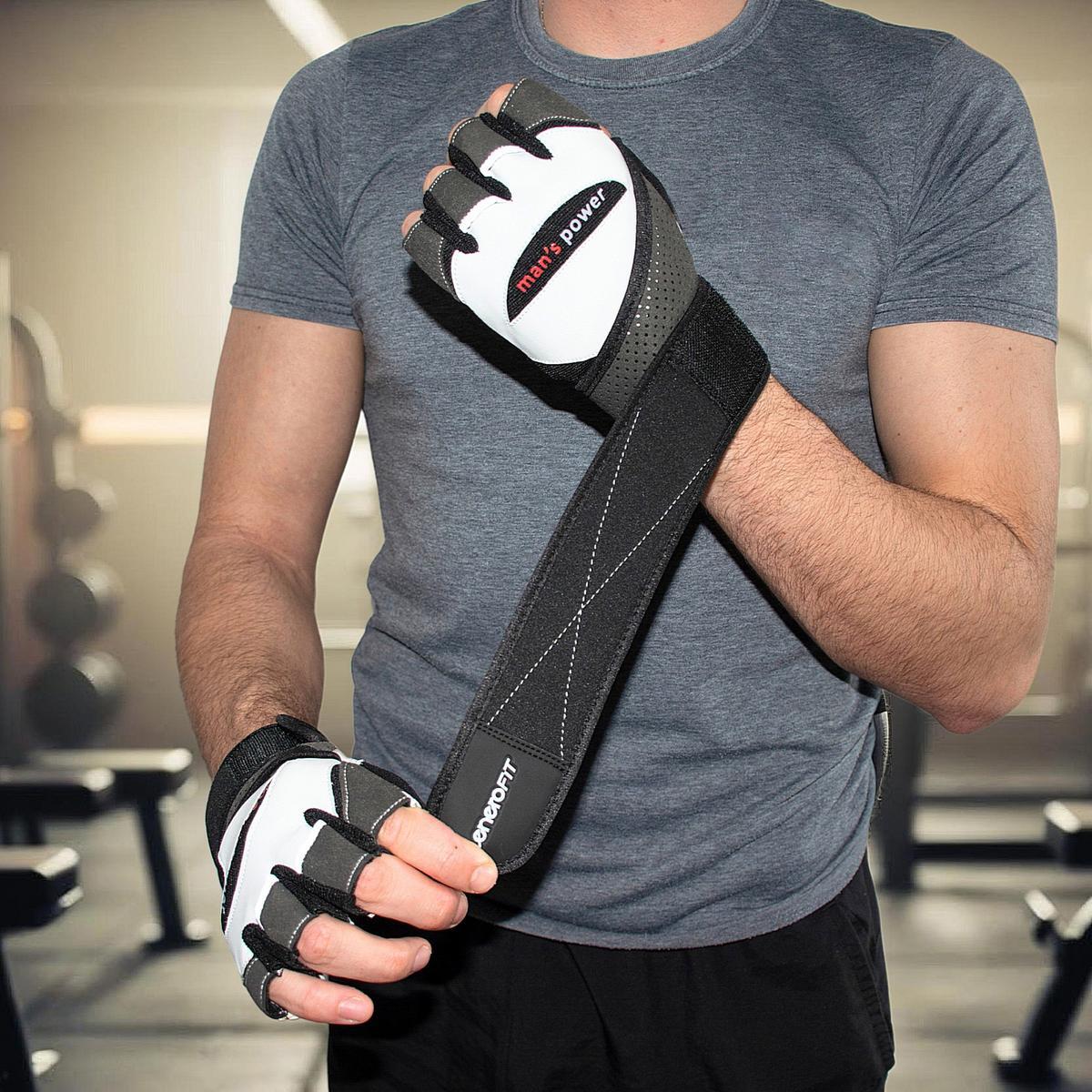 Rękawice fitness Enero Fit męskie 6/7