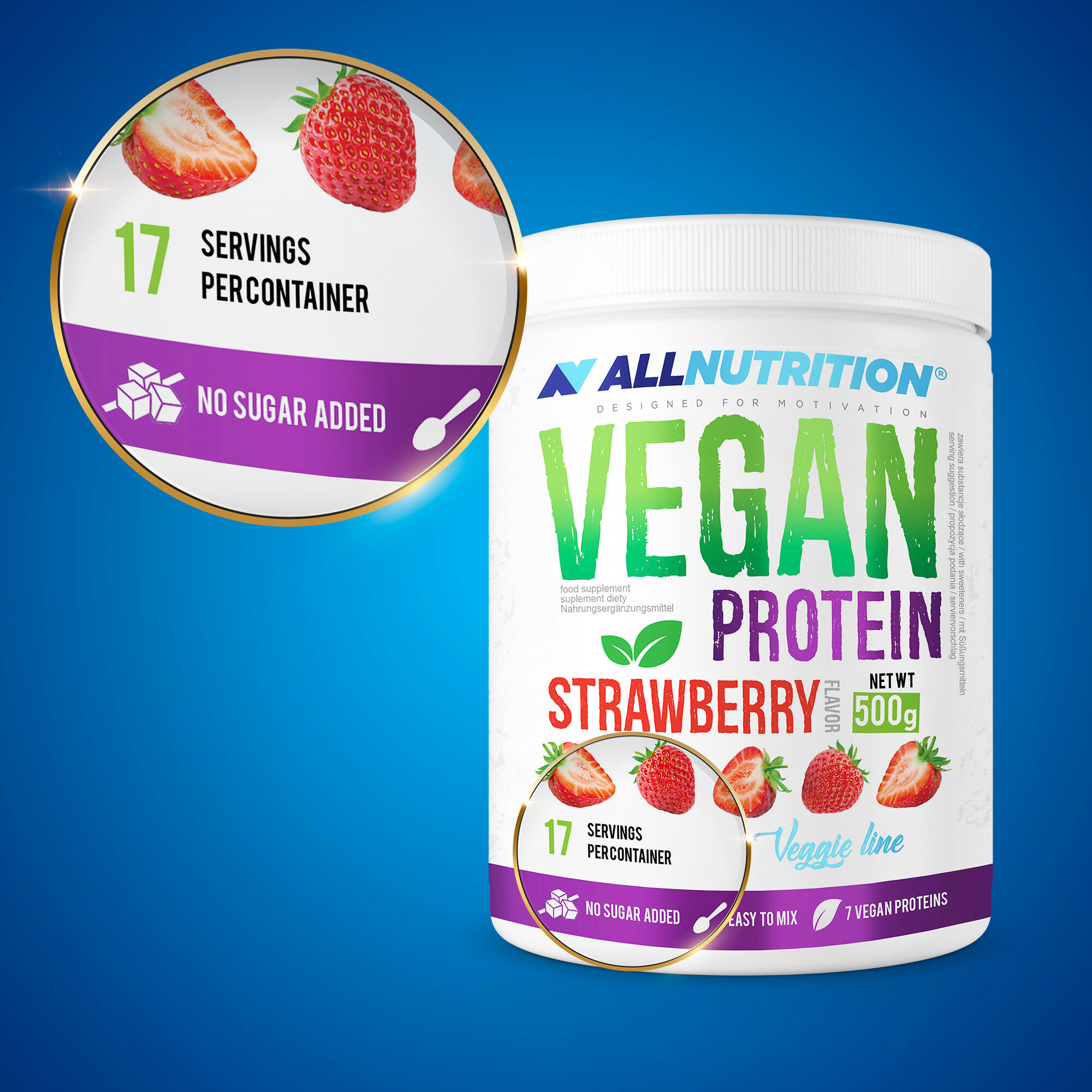 Vegan Protein EIWITTEN 500g Gezouten karamel 2/3