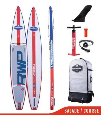 Stand up paddle set ultra-rigide lichtgewicht racing pro 14' x 27