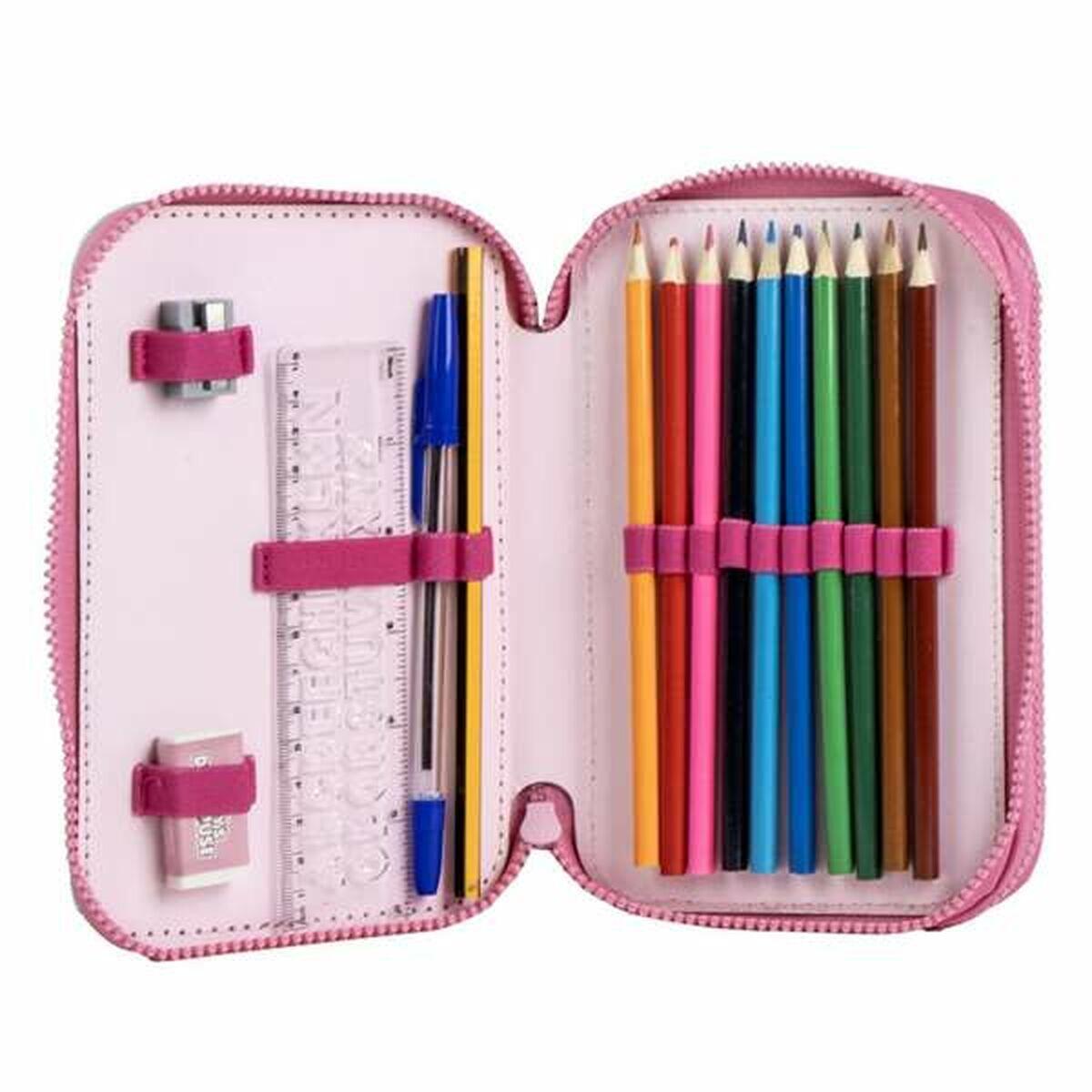 Pochette crayons Gabby's Dollhouse Rose 3/4