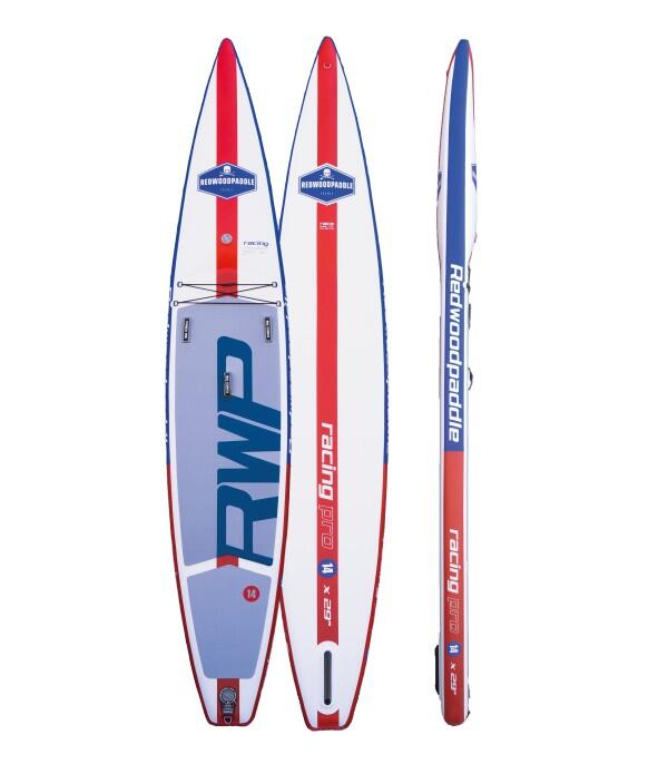 Conjunto de stand up paddle insuflável dupla câmara Racing Pro 14' X 29 2/6
