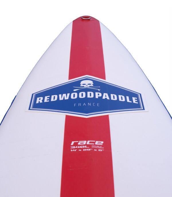 Conjunto de stand up paddle insuflável dupla câmara Racing Pro 14' X 29 3/6