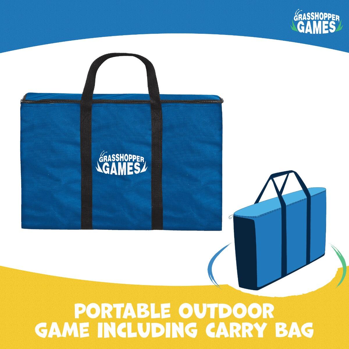 Grasshopper Games 4 in Row Game, 46 Discs and Carry Bag, Red 6/6