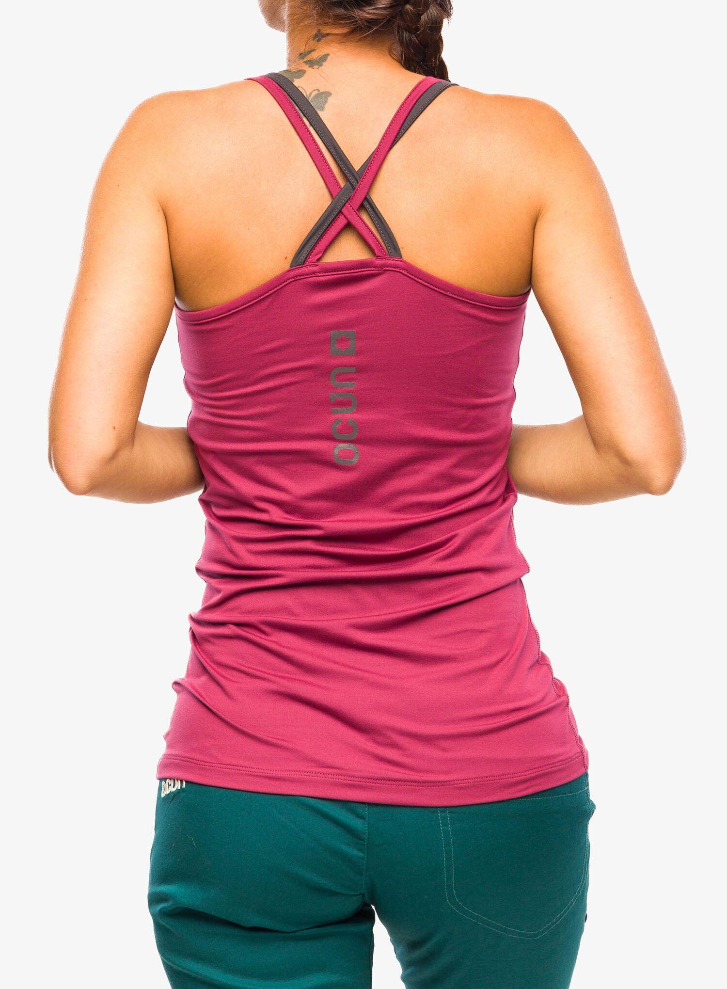 Top sportif Ocún Corona femme, soutien‑gorge intégré, 4‑way stretch 115g 2/7