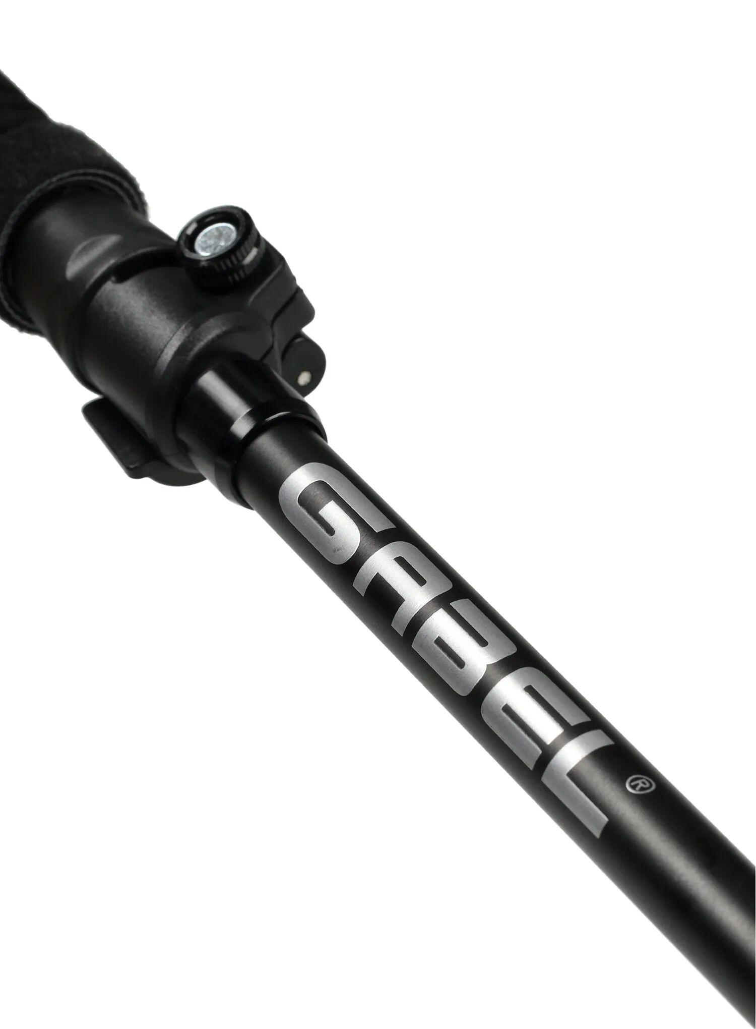 Bastón de trekking FR-3 EF (1 PAR) Gabel negro 6/7