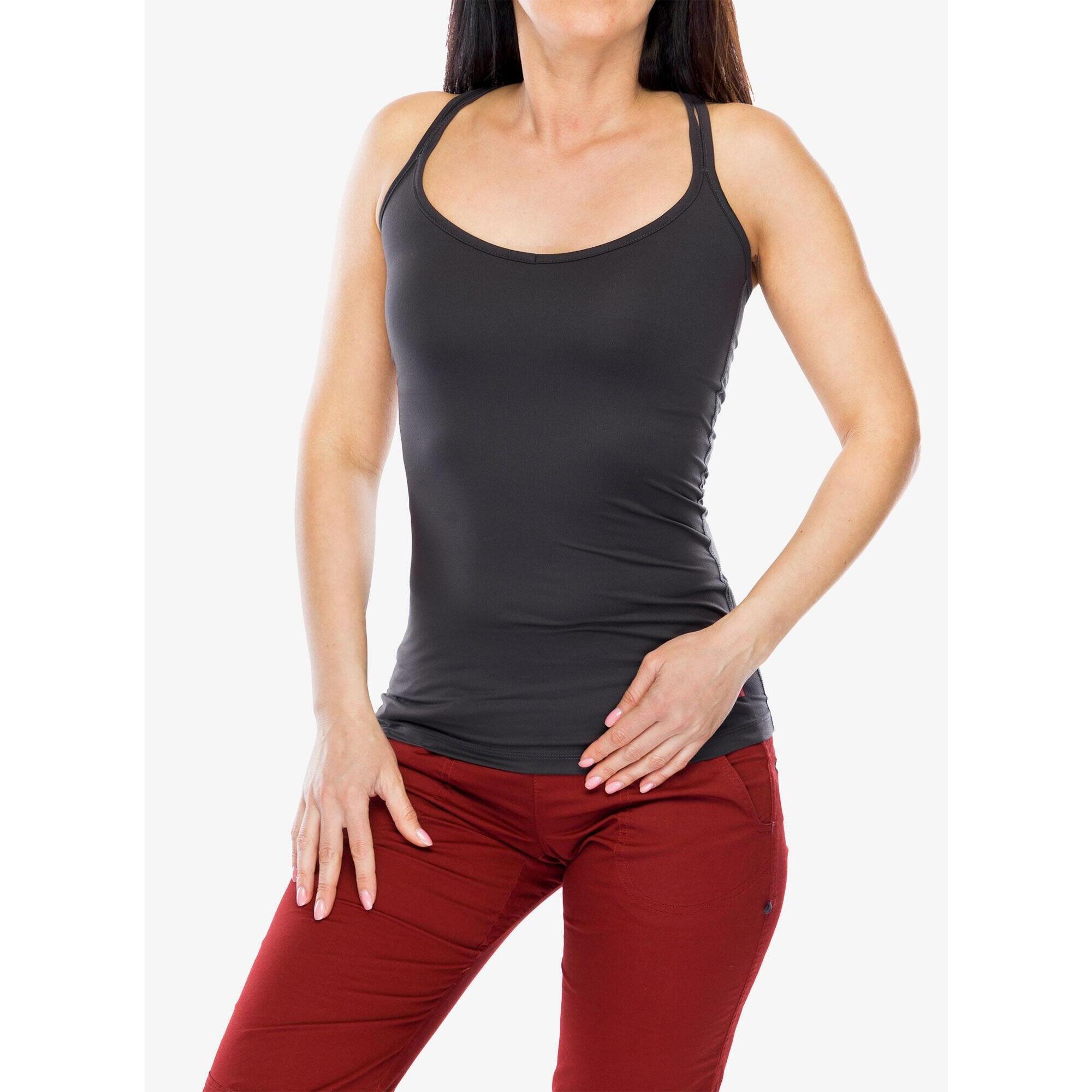 Ocun - Top D'Escalade Femme Ocún Corona Ultraléger Avec Soutien-gorge Intégré - Top - Gris - Decathlon