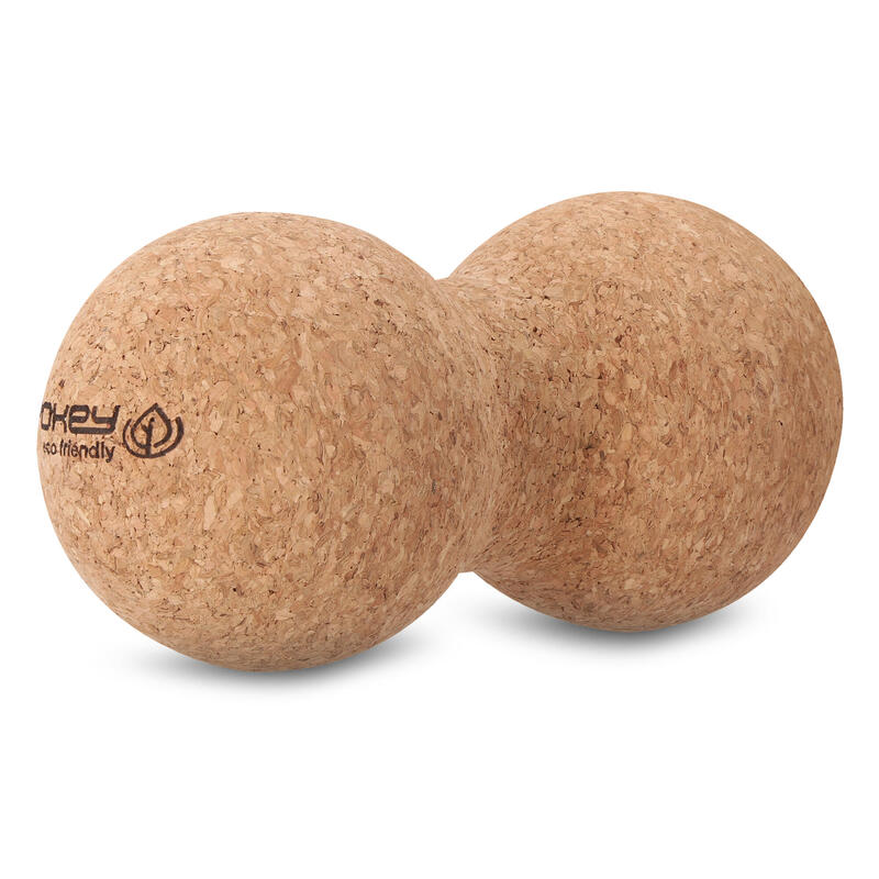 Piłeczka podwójna do masażu Spokey DOUBLE OAK korkowa