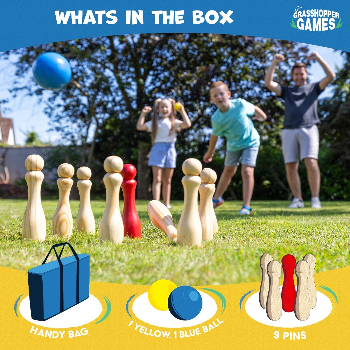 Wooden Farmyard Skittles | Kids Farm Toys | Orange Tree Toys | Cotswold