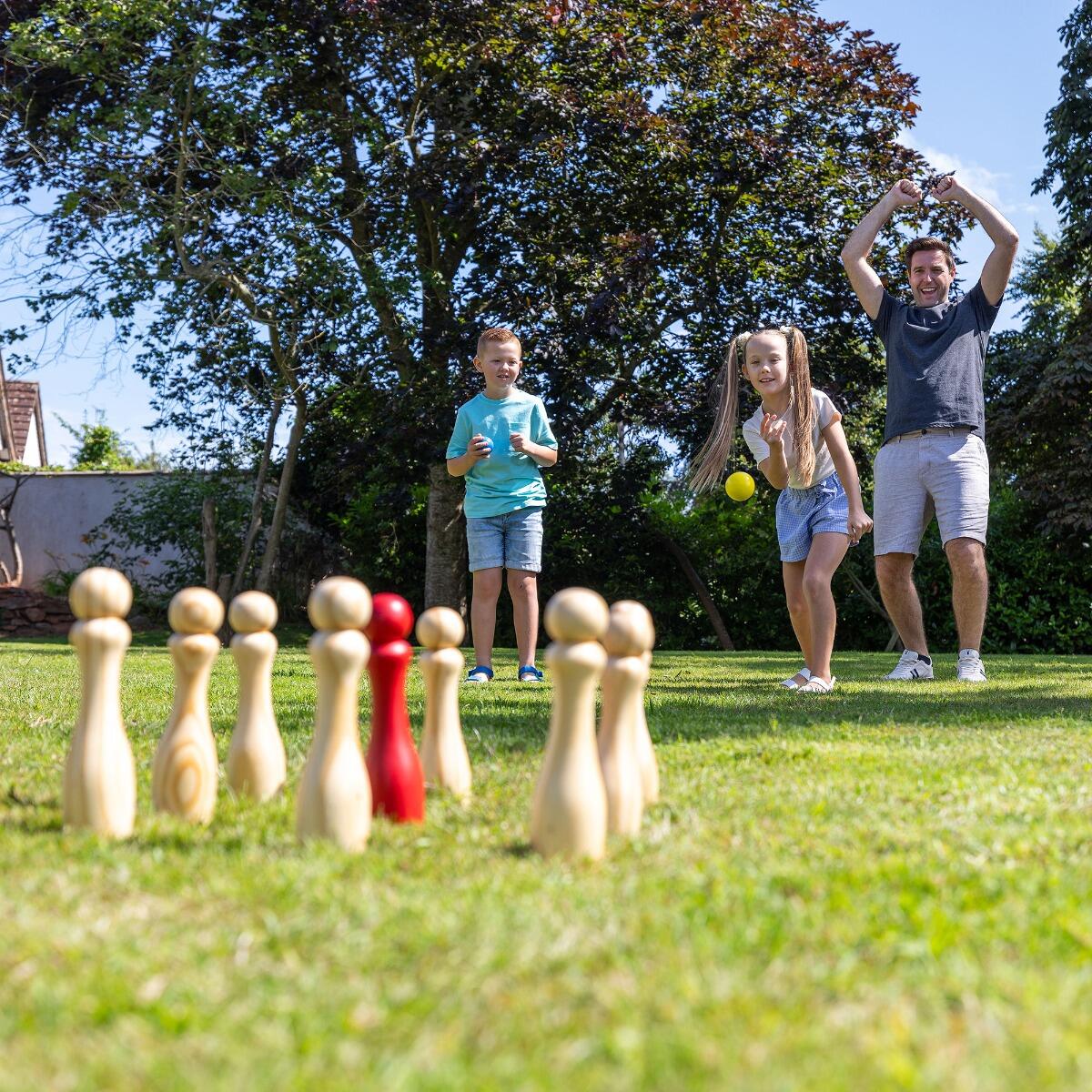 Wooden Farmyard Skittles | Kids Farm Toys | Orange Tree Toys | Cotswold