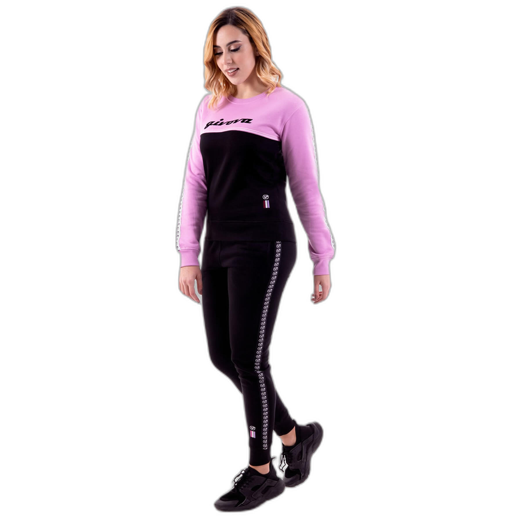 Trainingsanzug mit Fleece-Streifen Frau Givova 100 2/2