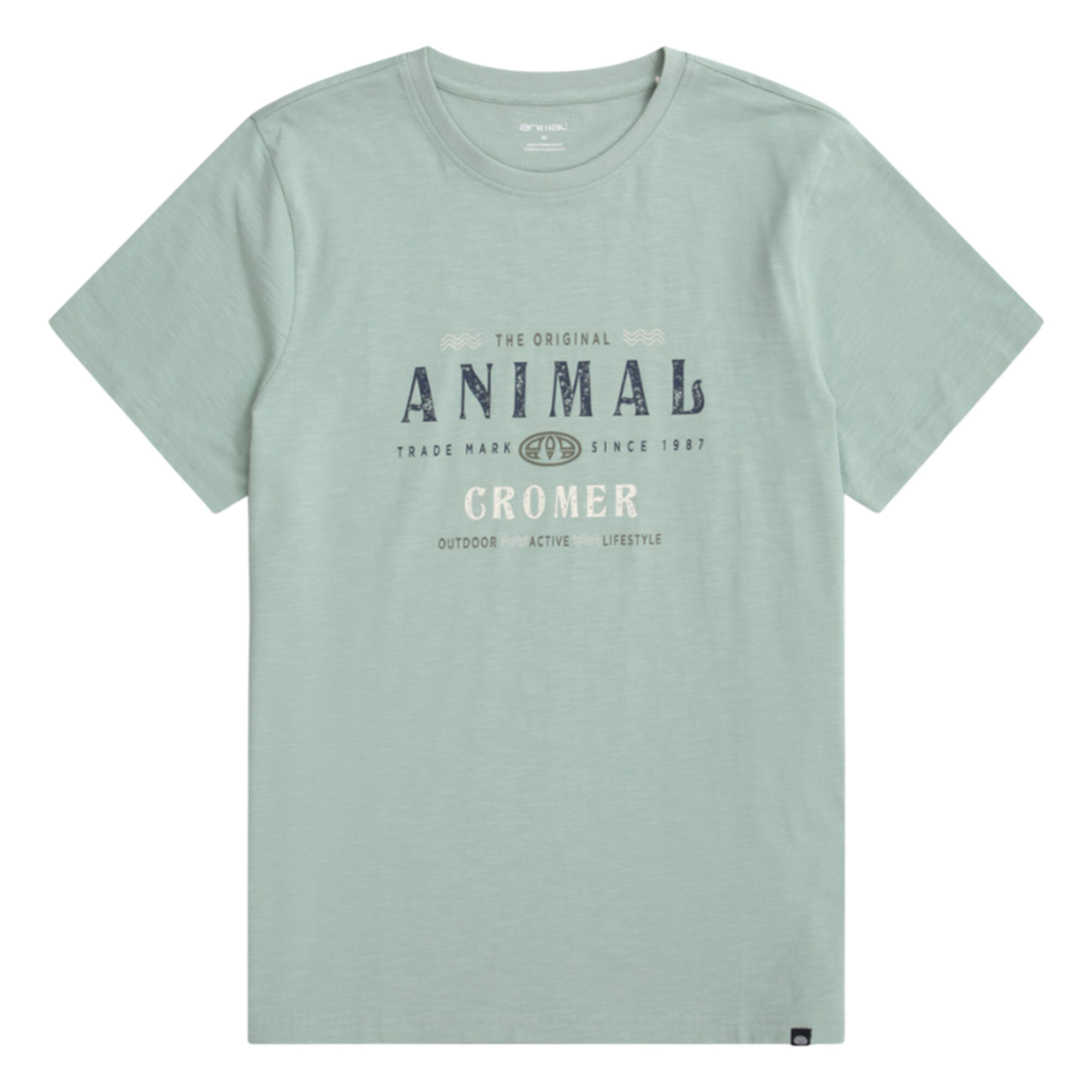 Mens Jacob Cromer Logo TShirt (Green) 1/3