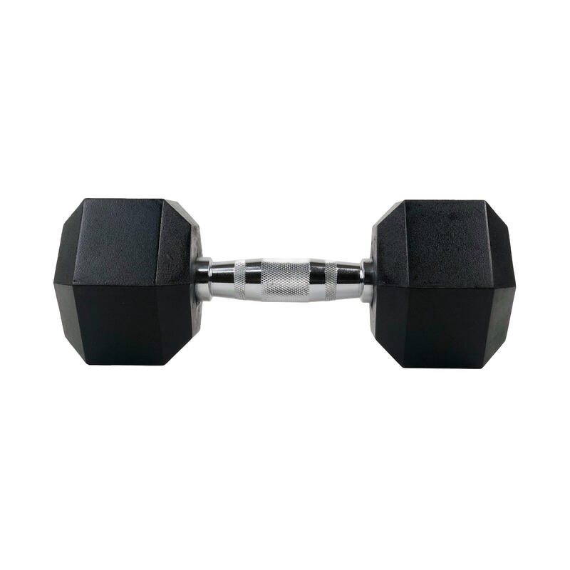Zestaw hantli hex gumowanych 2 x 1-10 (110 kg) + stojak UF11632