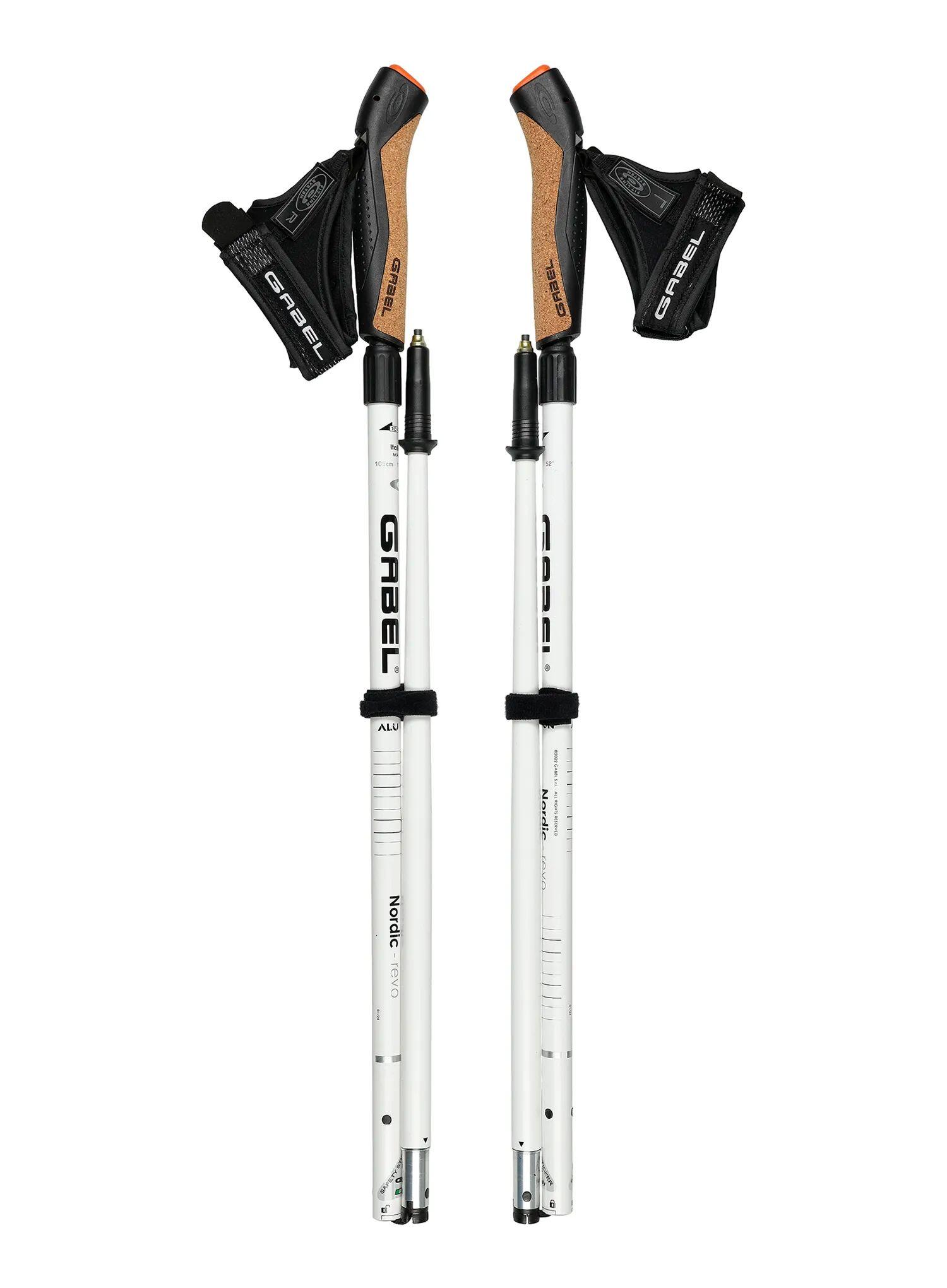 Bastón de nordic walking NORDIC REVO ALU/CF (1 PAR) Gabel 3/7
