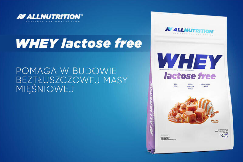 Odżywka białkowa WHEY LACTOSE FREE PROTEINE 700g Sernik Truskawkowy