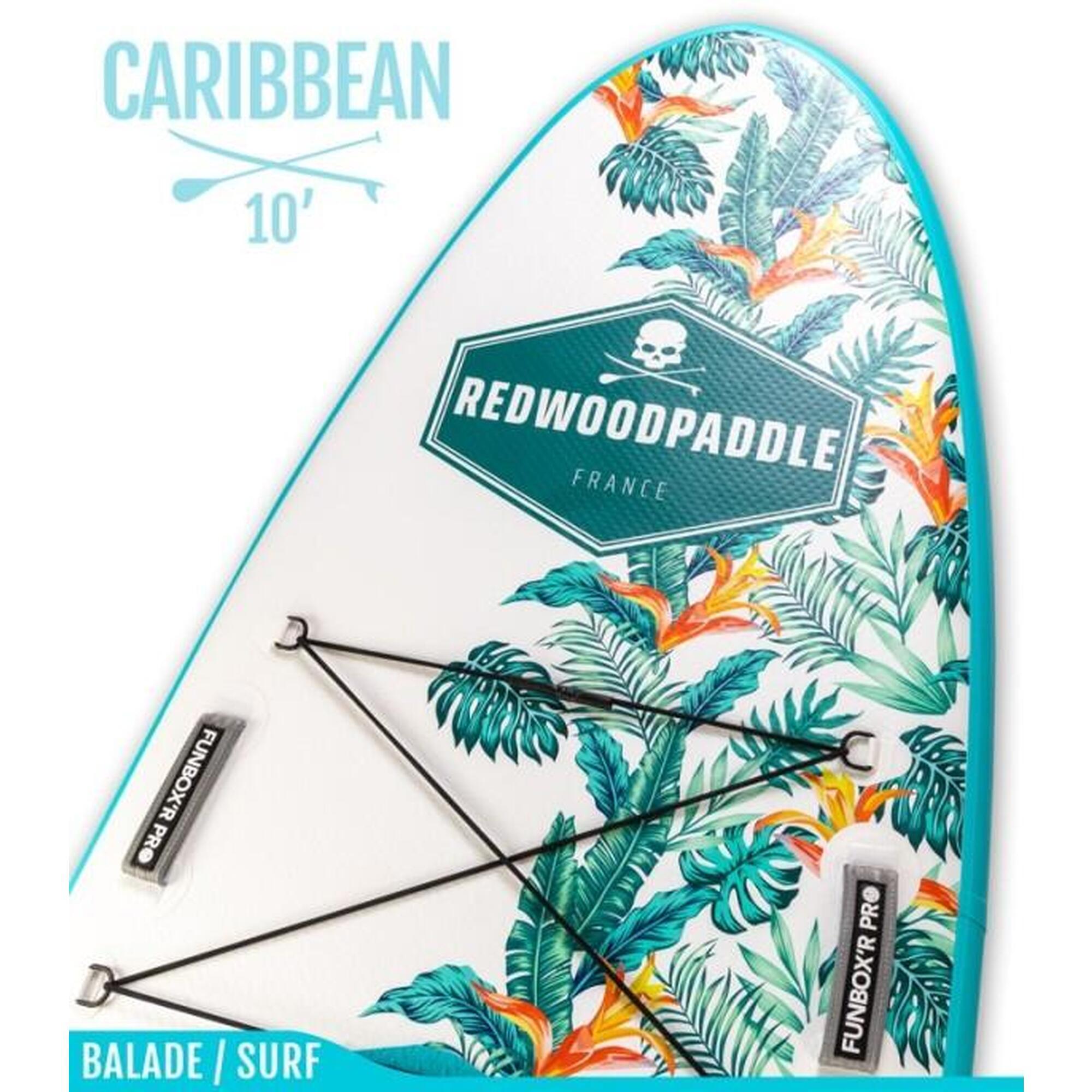 PACK Stand up paddle 10' Caribbean