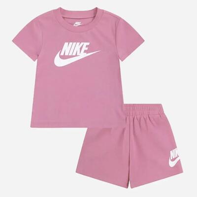 T-shirt + shortset van nike met magic flamingo