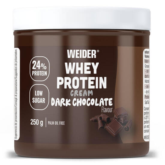 Crema proteica - Whey Protein Cream - Cioccolato Bianco e Nocciola 250g