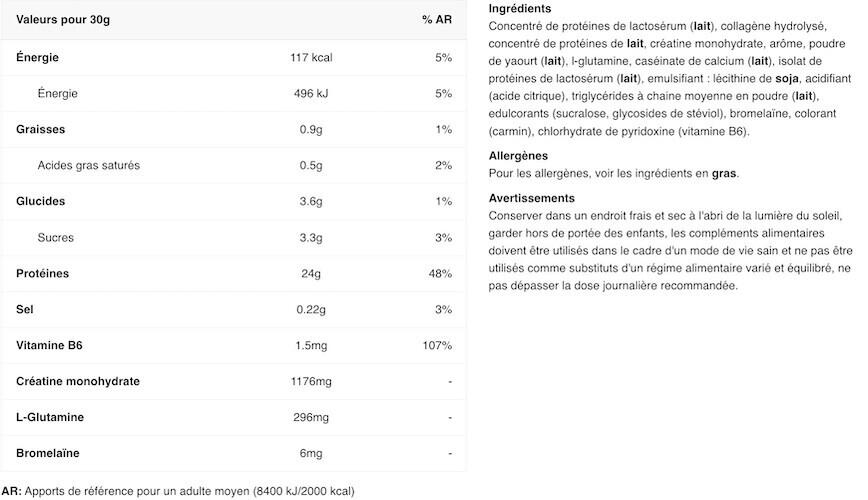 Protéine multi-sources - ProWhey Complex - Yaourt à la Fraise 1200g 2/3