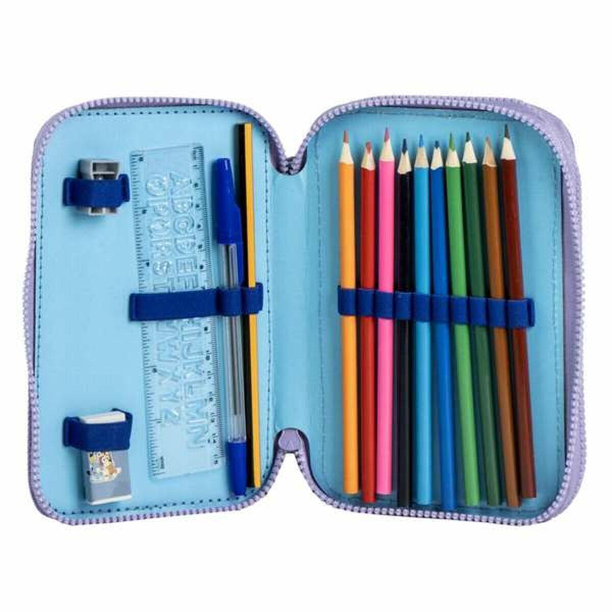 Federmäppchen Bluey Blau 3/4