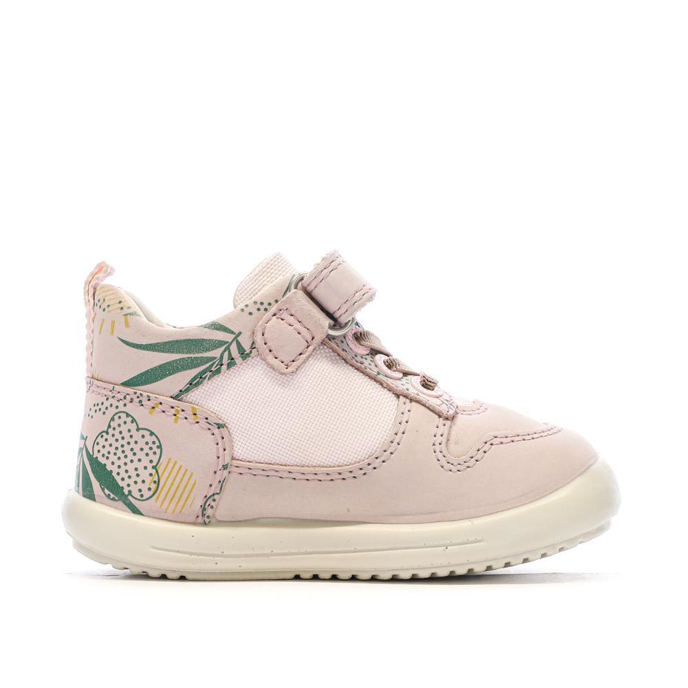 Baskets Hautes Rose Fille Kickers Bottillon 2/7