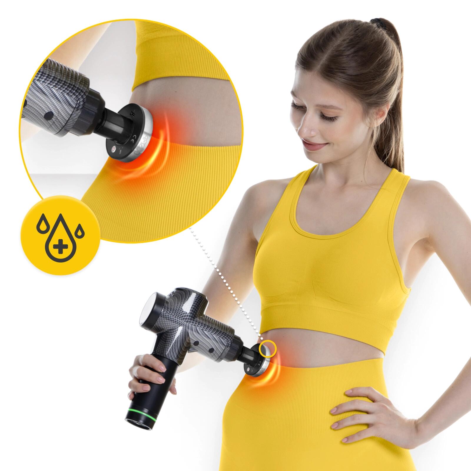 Nahřívací hlava pro MASSAGE GUN 4FIZJO 5/7