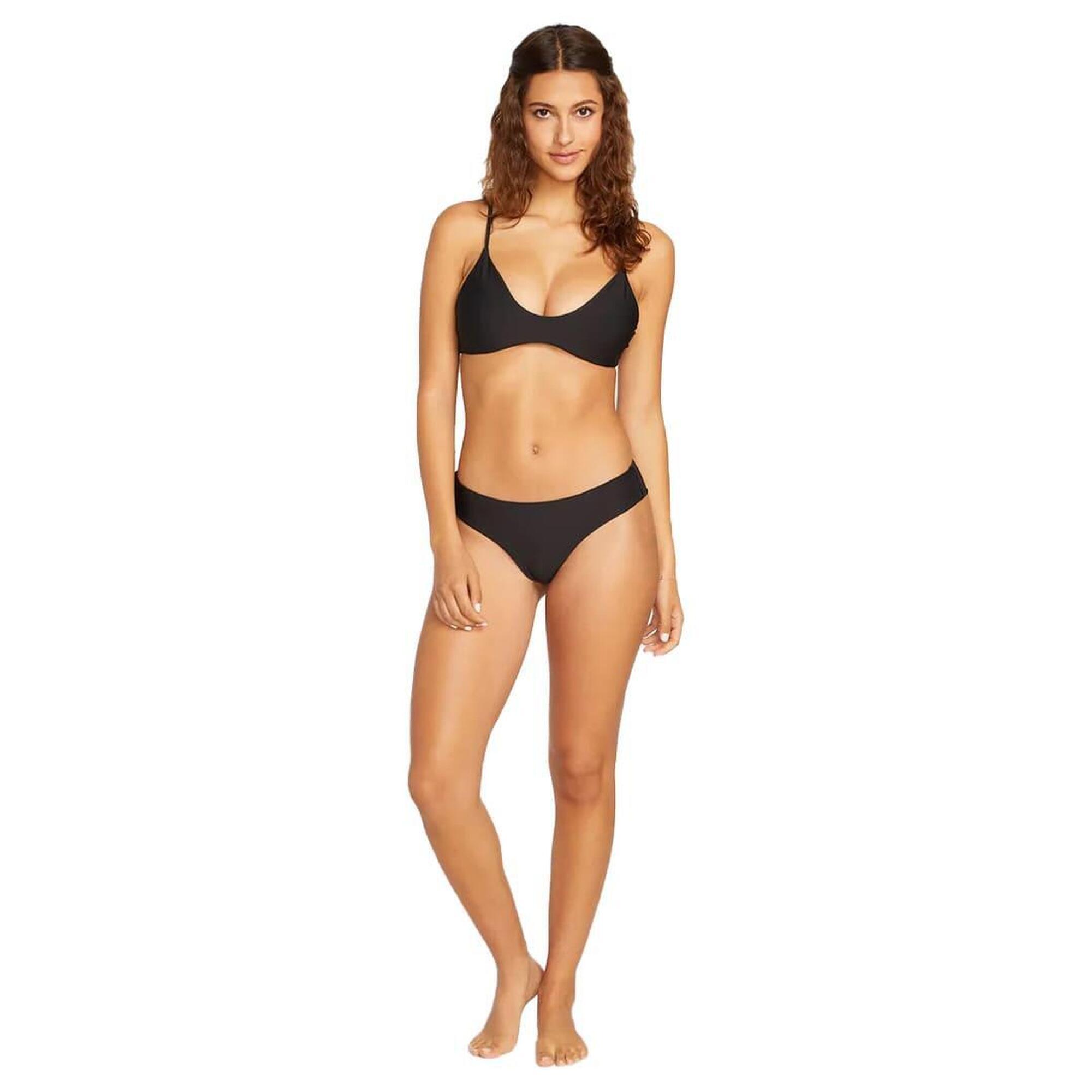 Volcom - Simply Seamless Cheekini Bas De Maillot De Bain Femme - Maillot De Bain 2 Pièces - Noir -  L - Decathlon