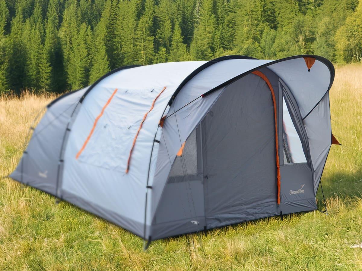 Tunneltent Egersund 3 Sleeper Protect - ingenaaide tentvloer - 3 personen 3/7