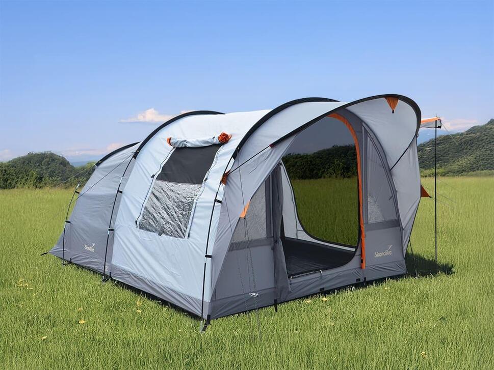 Namiot kempingowy tunelowy Egersund 3 Sleeper Protect, 3-osobowy, 1 sypialnia