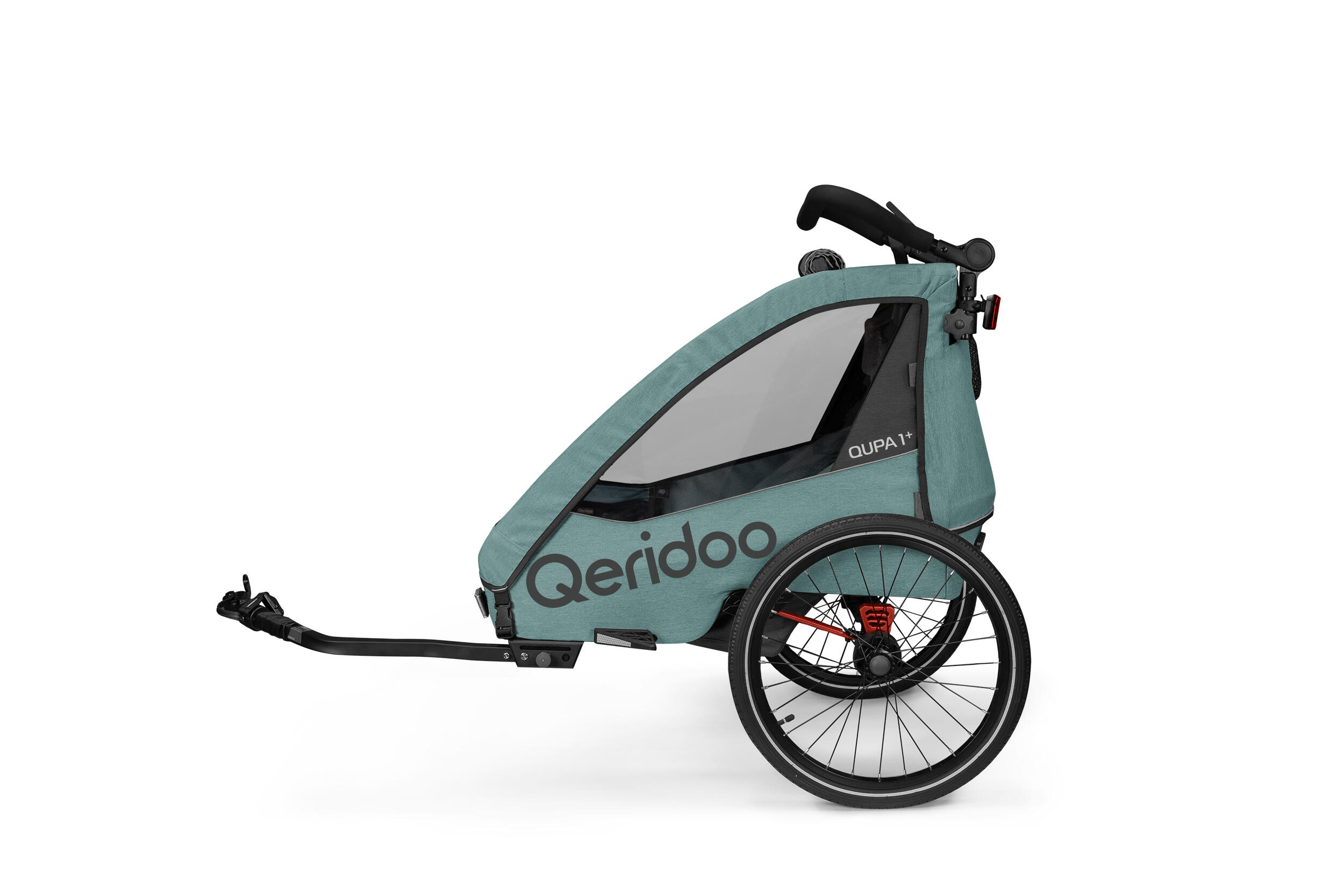 Fahrradanhänger QUPA 1 Plus Mineral Blue 2/5