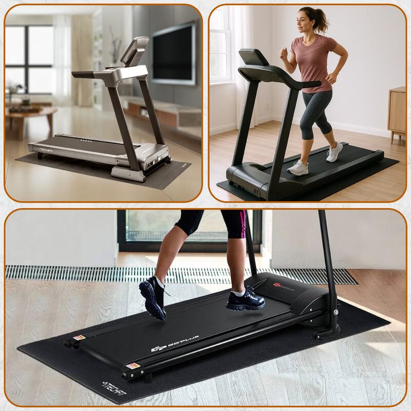 Covor protectie TECHFIT benzi de alergare, 198 x 92 cm x 0.6 cm, Rezistent apa