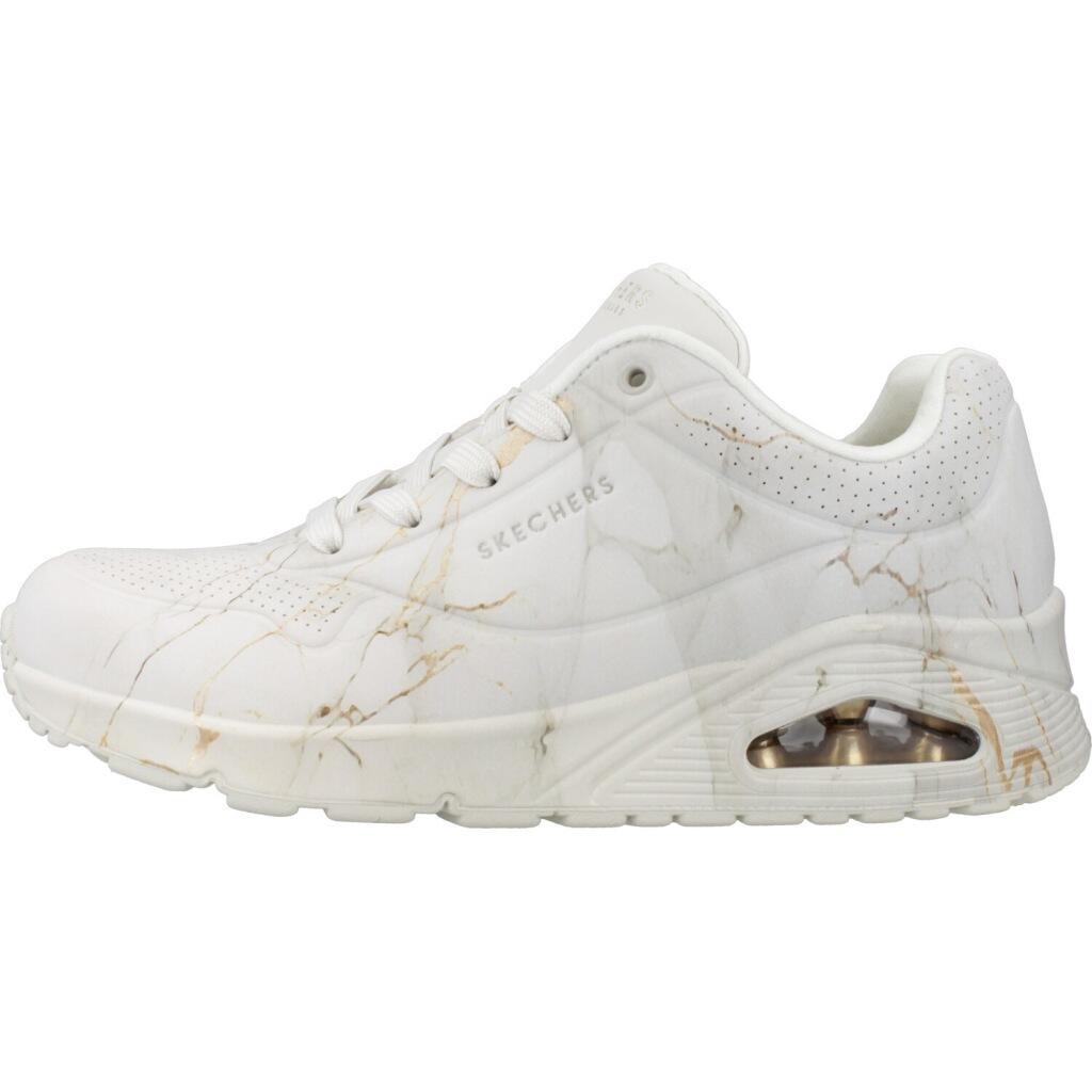Baskets Skechers Uno - Marbel Marvel, Blanc, Femmes 2/7