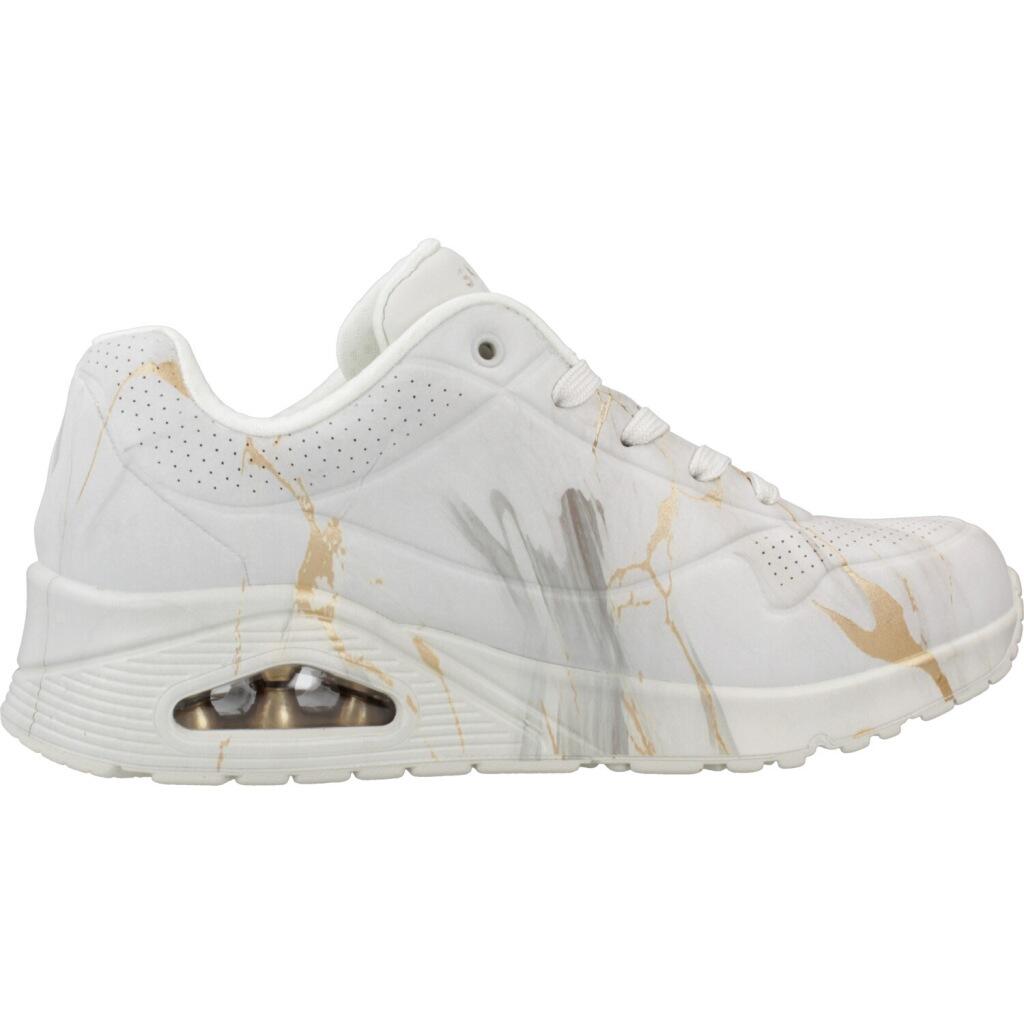 Baskets Skechers Uno - Marbel Marvel, Blanc, Femmes 4/7