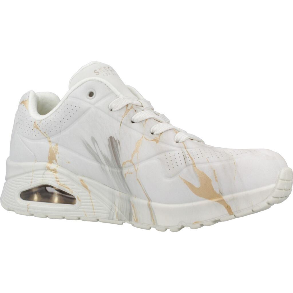 Baskets Skechers Uno - Marbel Marvel, Blanc, Femmes 5/7