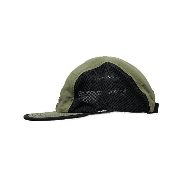 Casquette de running 5 panneaux – recyclée – imperméable – sans fluor (Olive) 5/5