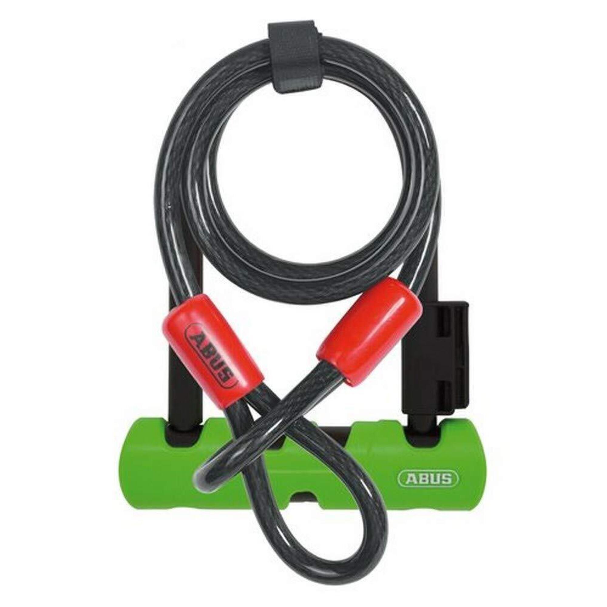 Abus - Antivol U Abus Ultra Mini 410/150hb180+10/120+ Sh34 - Verrou - Marron|vert - 90 - Decathlon