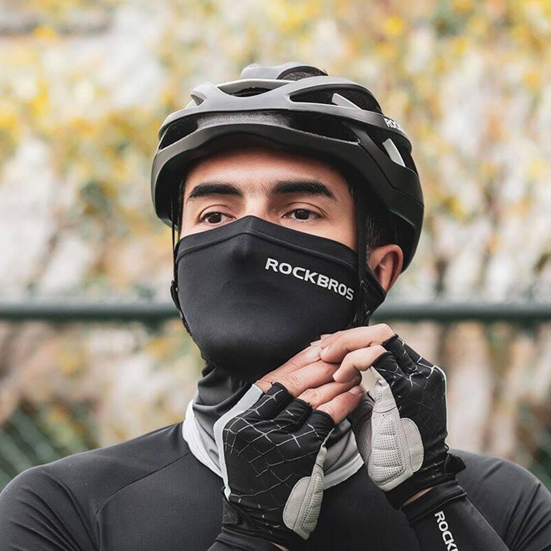 Cagulă biciclete de oras răcoritoare, multifuncțională, negru