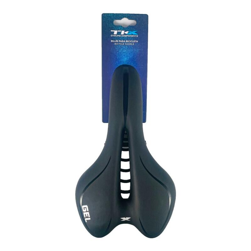 SILLÍN BICICLETA DE GEL ANTIPROSTÁTICO TKX CON NUEZ 3/3
