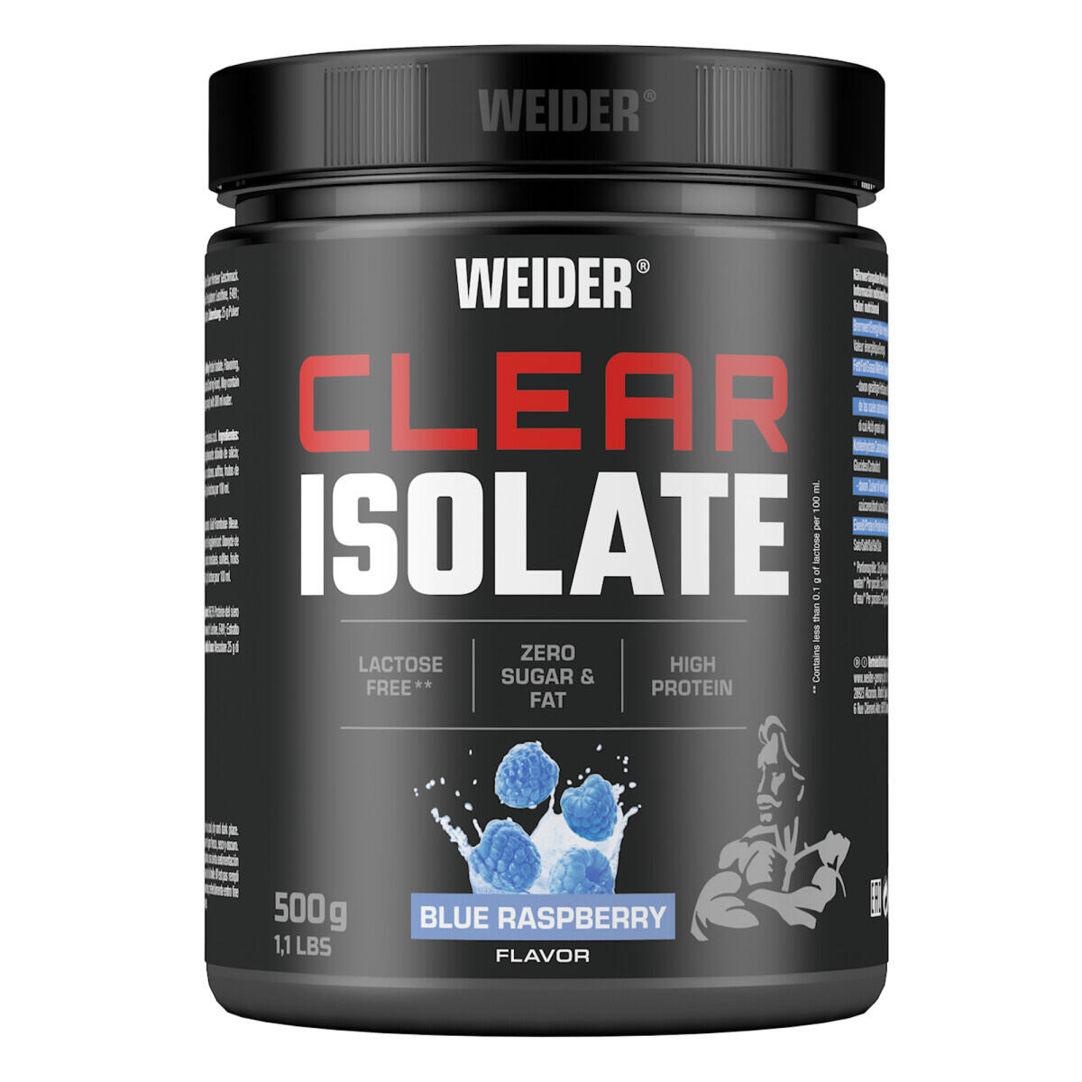Weider - Clear Whey - Clear Isolate - Framboise Bleue 500g - Isolat De Whey - 500 G - Decathlon