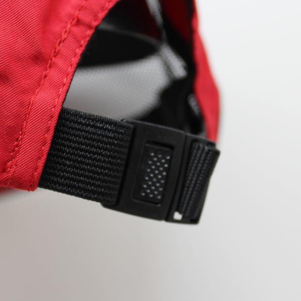 Gorra Running 5 Paneles - Reciclado - Waterproof - Fluorine-Free (Rojo) 5/5