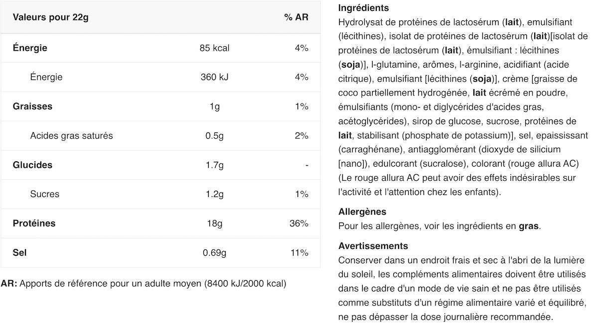 Whey hydrolysée - Hydro Whey Zero - Fraise 2/5
