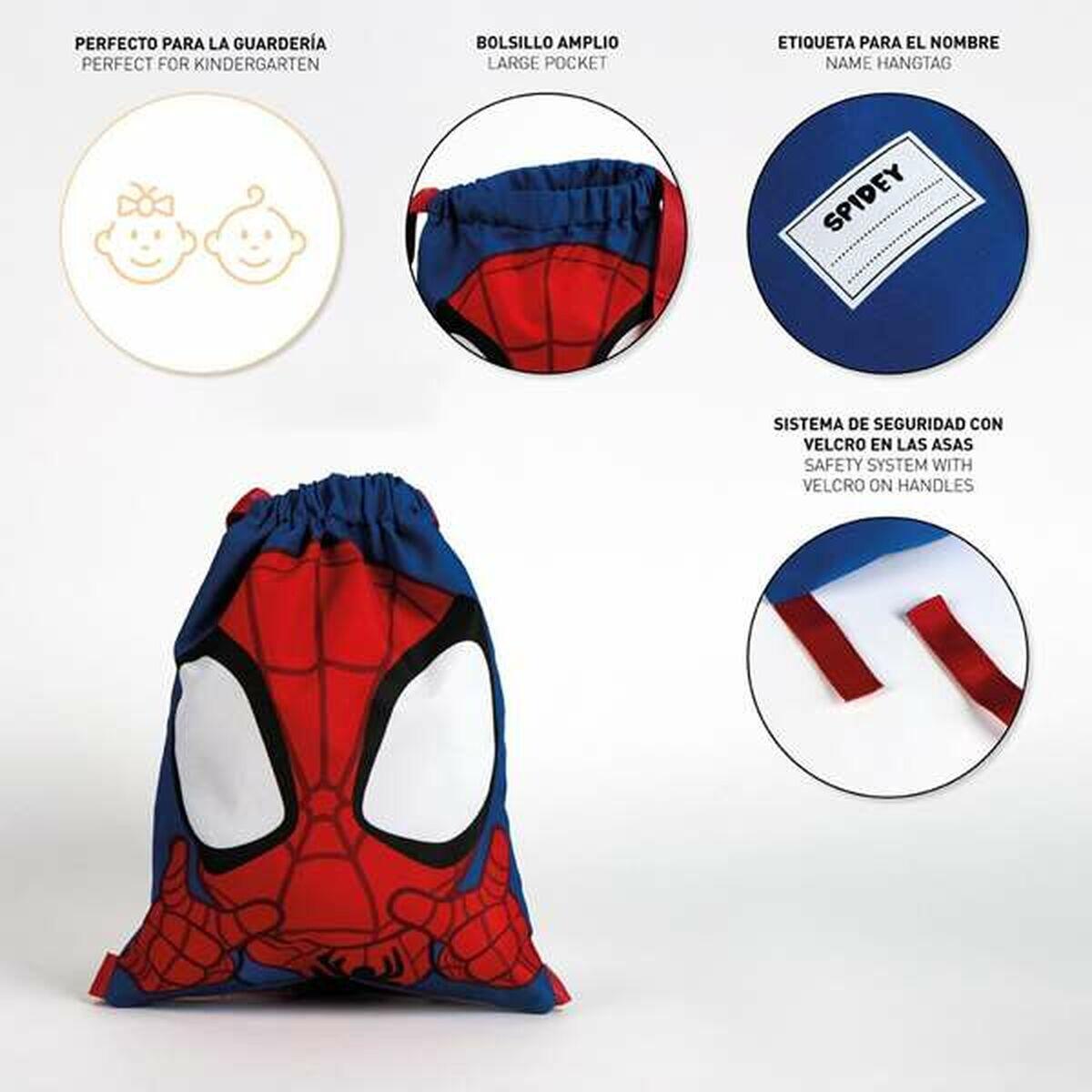 Bolsa Mochila con Cuerdas Spidey Azul oscuro 5/5