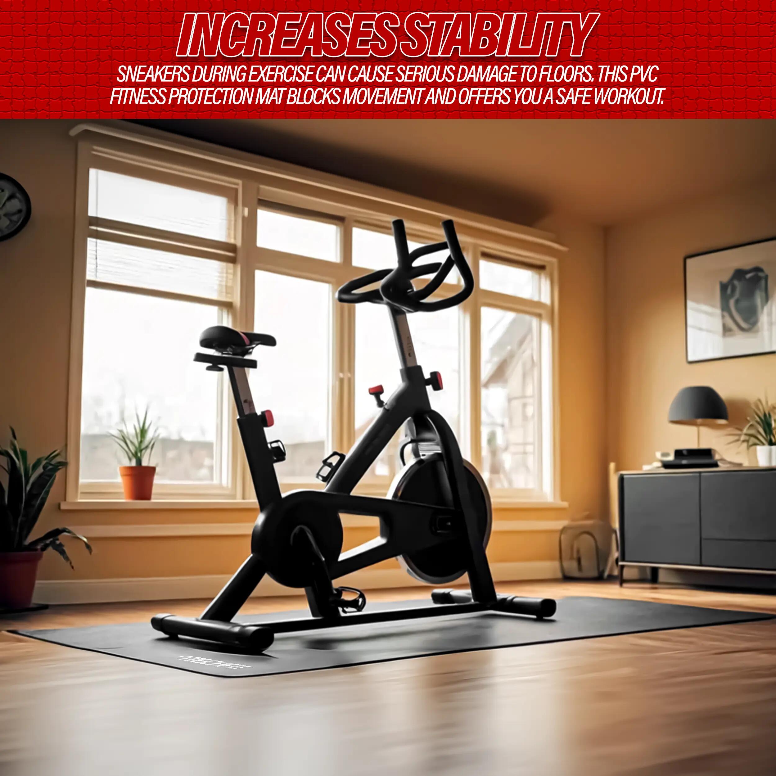 Covor protectie TECHFIT Ehipamente Fitness, 173 x 61 cm, 0.6 cm 4/5