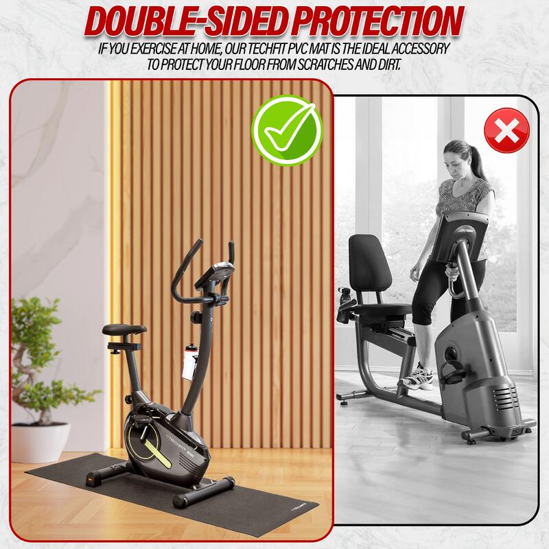 Covor protectie TECHFIT Ehipamente Fitness, 173 x 61 cm, 0.6 cm