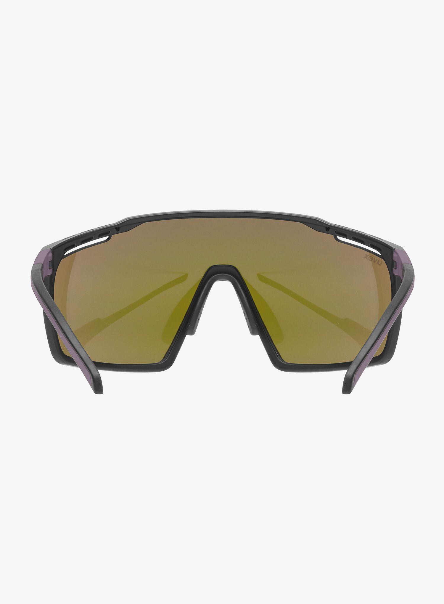 Okulary do biegania Uvex MTN Perform - black purple mat/mirror purple 4/5