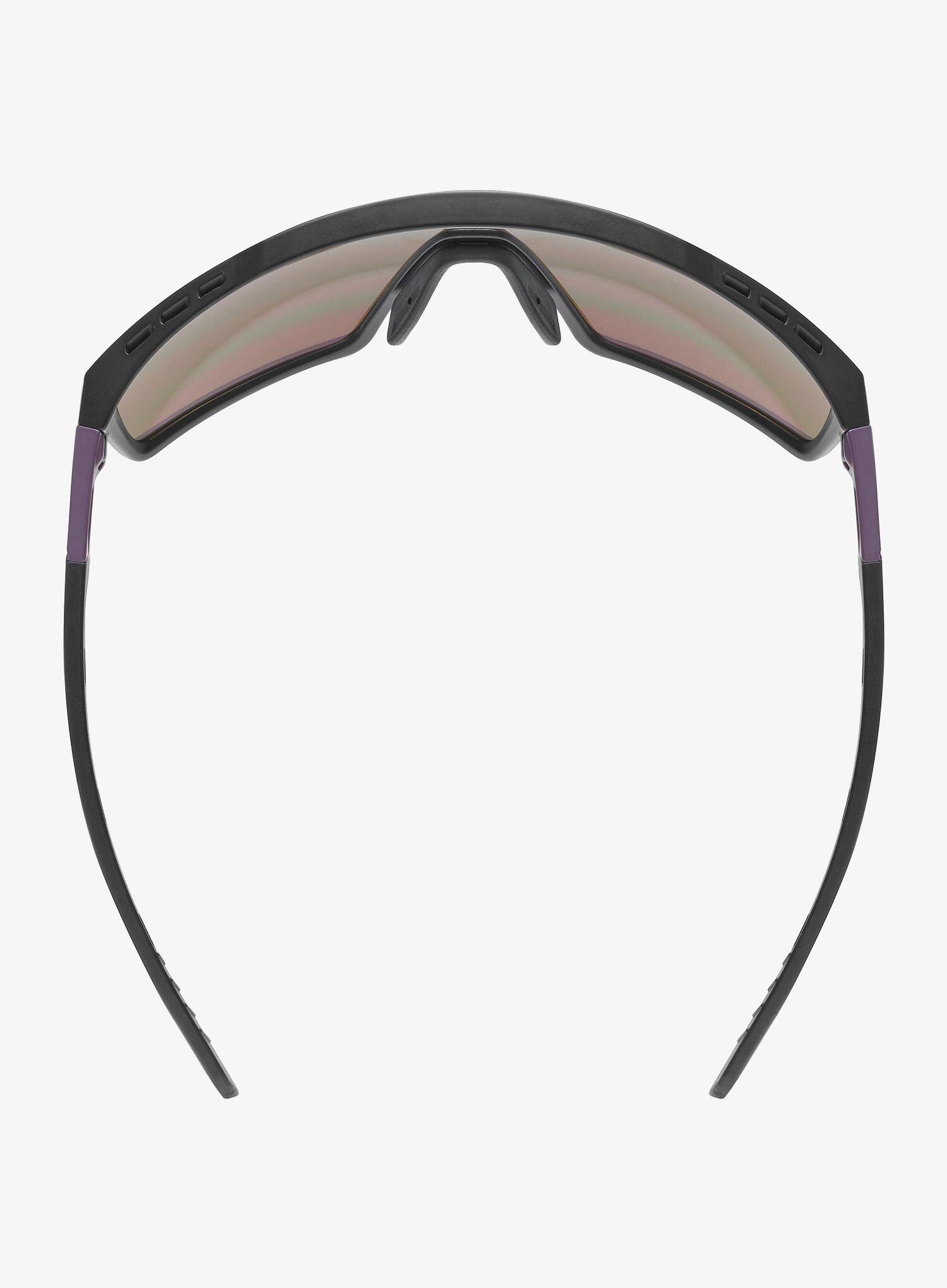 Okulary do biegania Uvex MTN Perform - black purple mat/mirror purple 3/5
