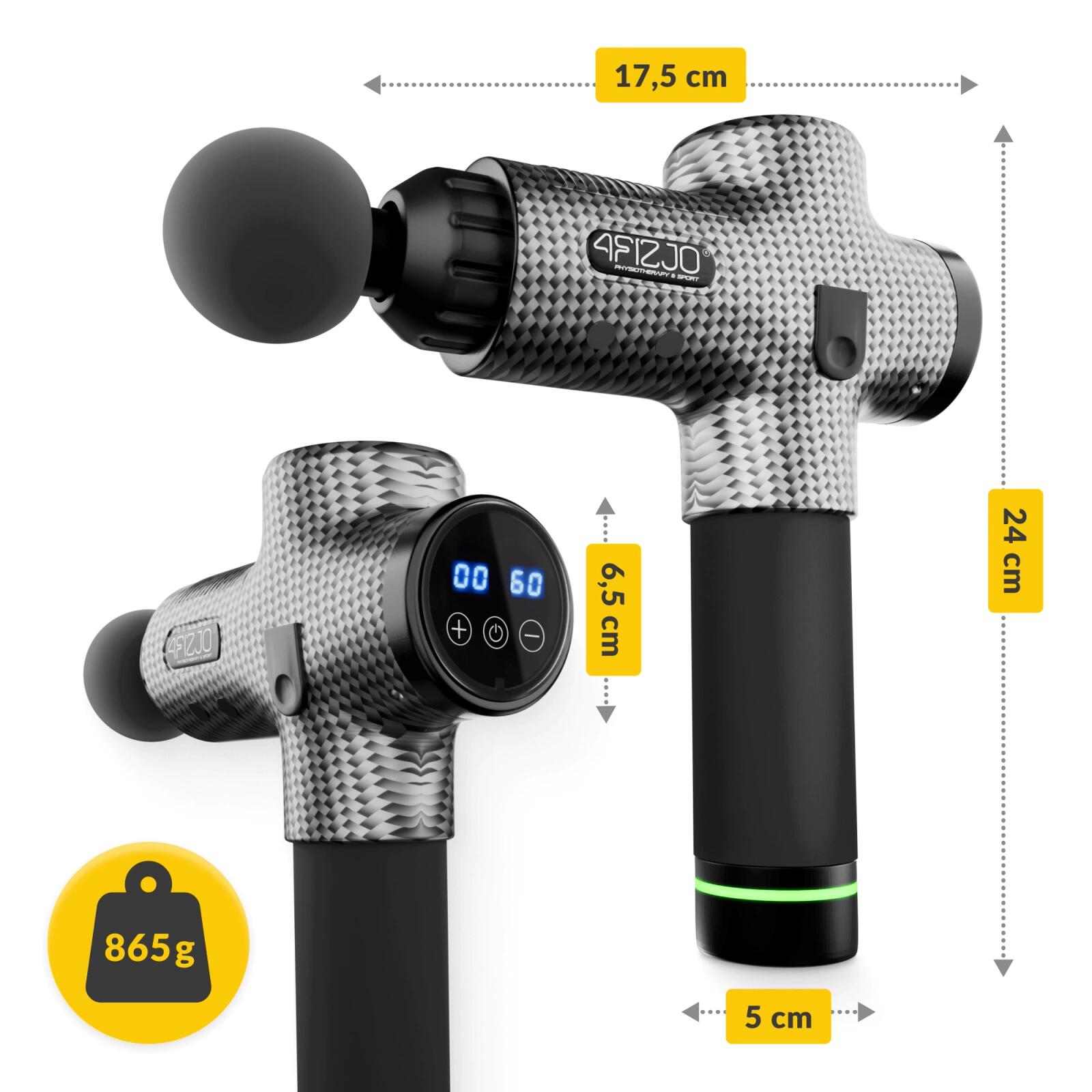 Ruční masážní přístroj MASSAGE GUN ULTRA 4FIZJO 6/7