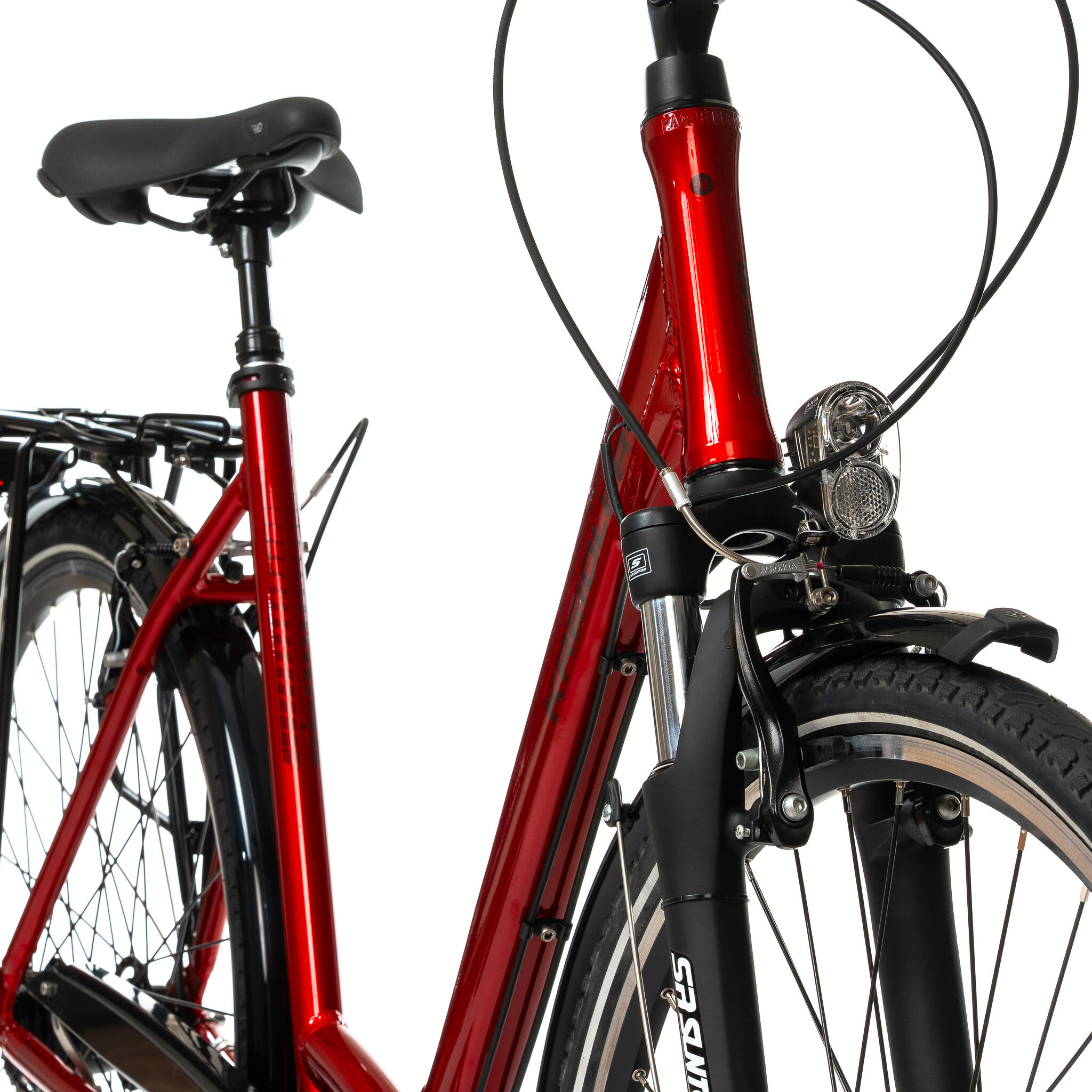 Refurbished, Bicicletta da città Kreidler 2892 - 28 pollici, taglia S, rossa 4/7