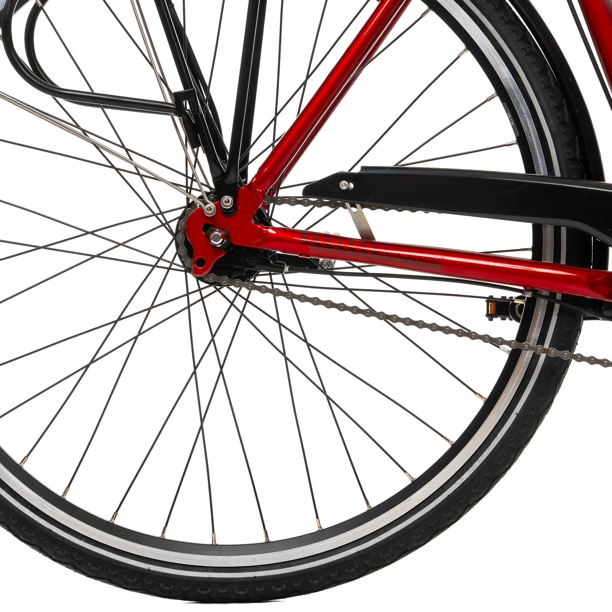 Refurbished, Bicicletta da città Kreidler 2892 - 28 pollici, taglia S, rossa 7/7