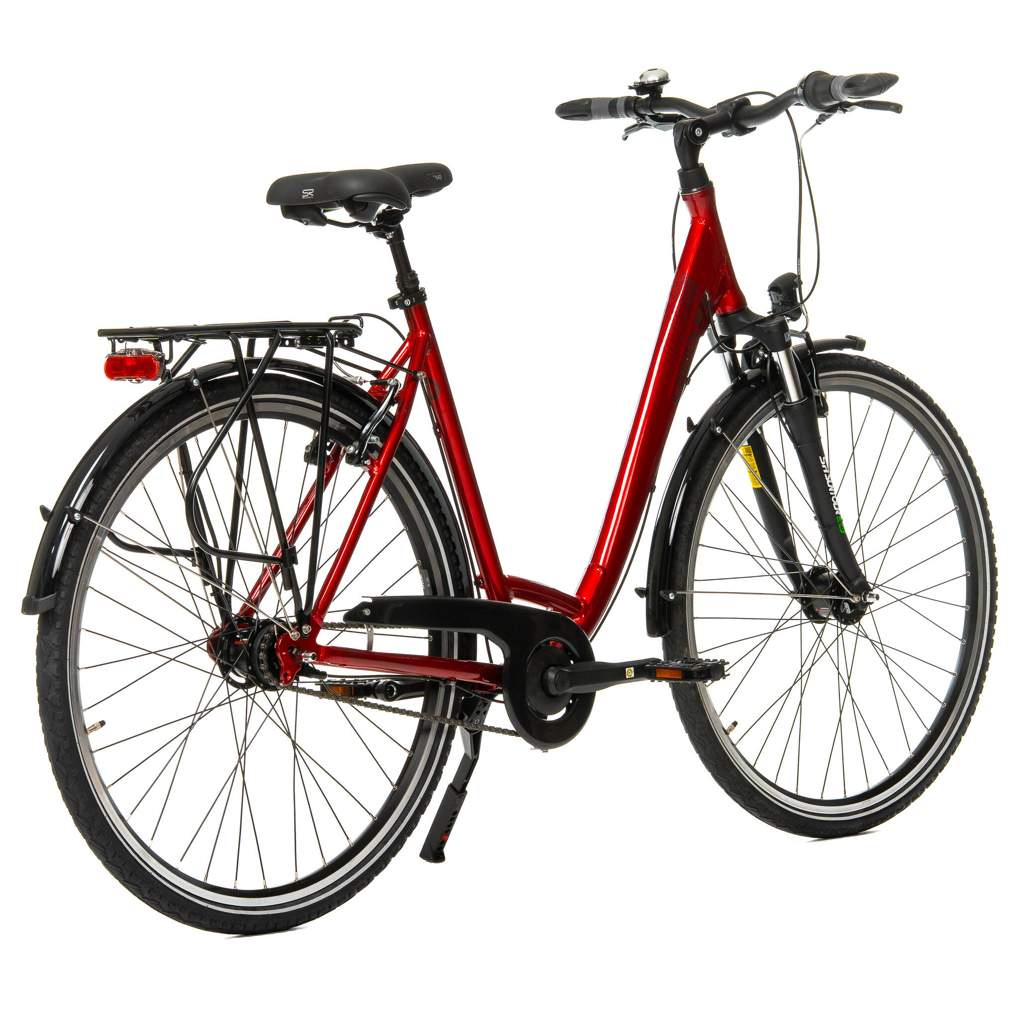 Refurbished, Bicicletta da città Kreidler 2892 - 28 pollici, taglia S, rossa 3/7