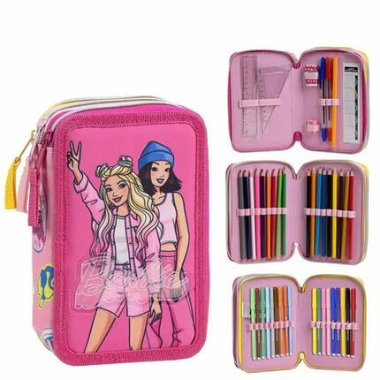 Piórnik Barbie Różowy